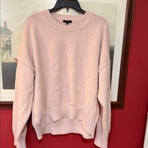Quince Women's Pink Crew Neck Sweater